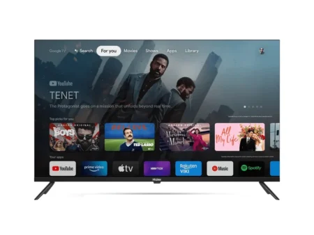 Haier 43 Bezel Less FHD Google Smart TV H43K800FX