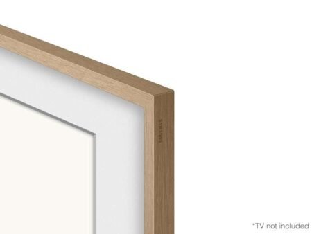 Modern Teak Color Frame of The Frame TV