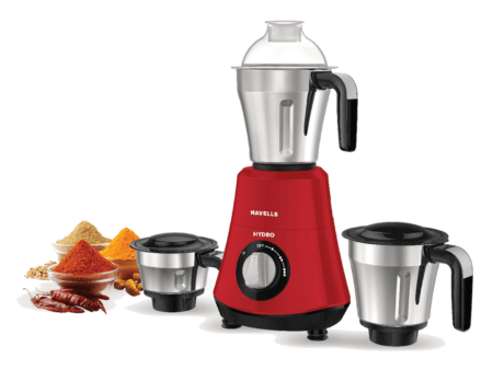 Havells Hydro Red 750W Mixer Grinder 3 jar