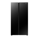 Hisense 566L Side by Side Glass Door Refrigerator | RS67W4NV- Black