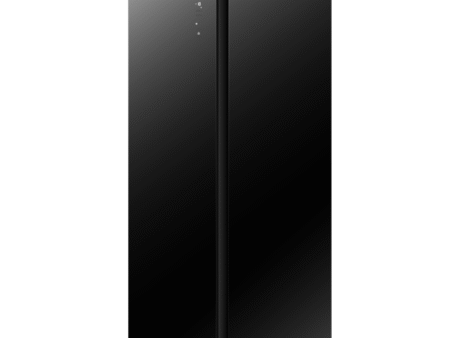 Hisense 566L Side by Side Glass Door Refrigerator | RS67W4NV- Black