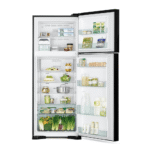 Hitachi 489L Big 2 Glass Series Freezer | R-VG560P7PB-TH-GBK - Image 2