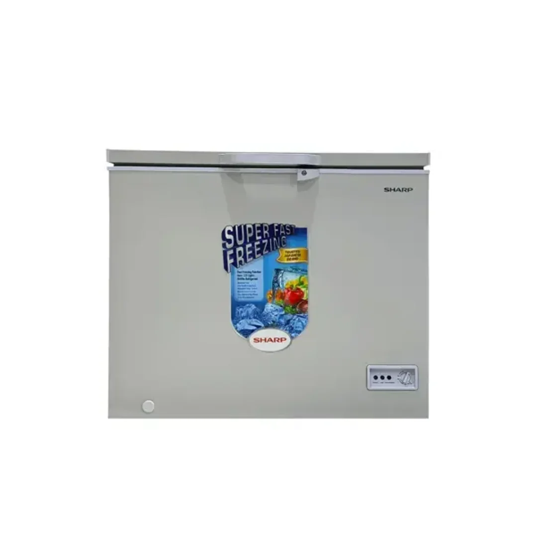 SHARP 230L Chest Freezer Silver-SCF-K320X-SL2