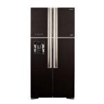 Hitachi Big French Refrigerator | R-W690P7PB-GBK | 586L