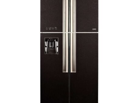 Hitachi Big French Refrigerator | R-W690P7PB-GBK | 586L